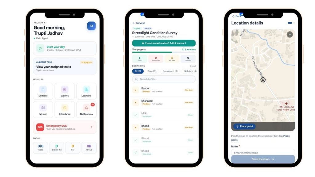 Collect field data & add new survey locations efficiently using the MAPOG Contributor App with real-time location mapping.