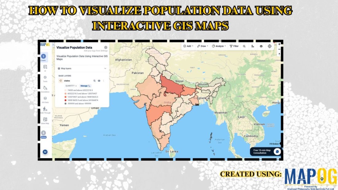How to Visualize Population Data Using Interactive GIS Maps