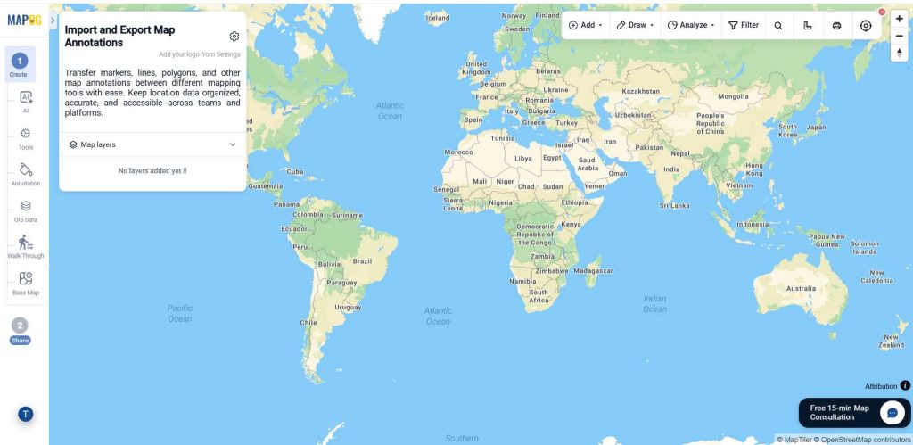 open the map settings to known How to Import and Export Map Annotations