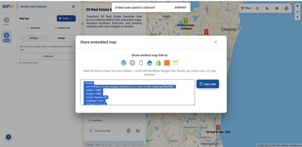 Share Embed Link