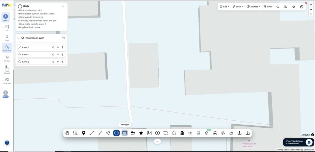 select the Rectangle to know How to Draw Lines Polygons and Shapes