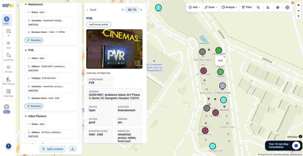final interactive multi store operations map