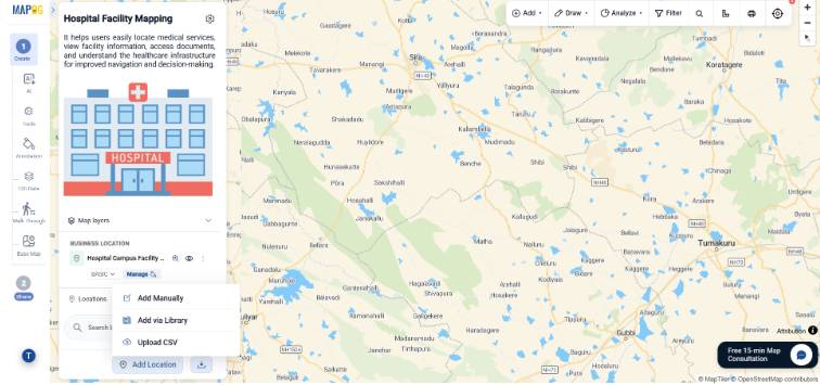 Add Location templet to attach the PDFs