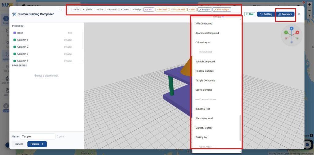 tools related to the boundary