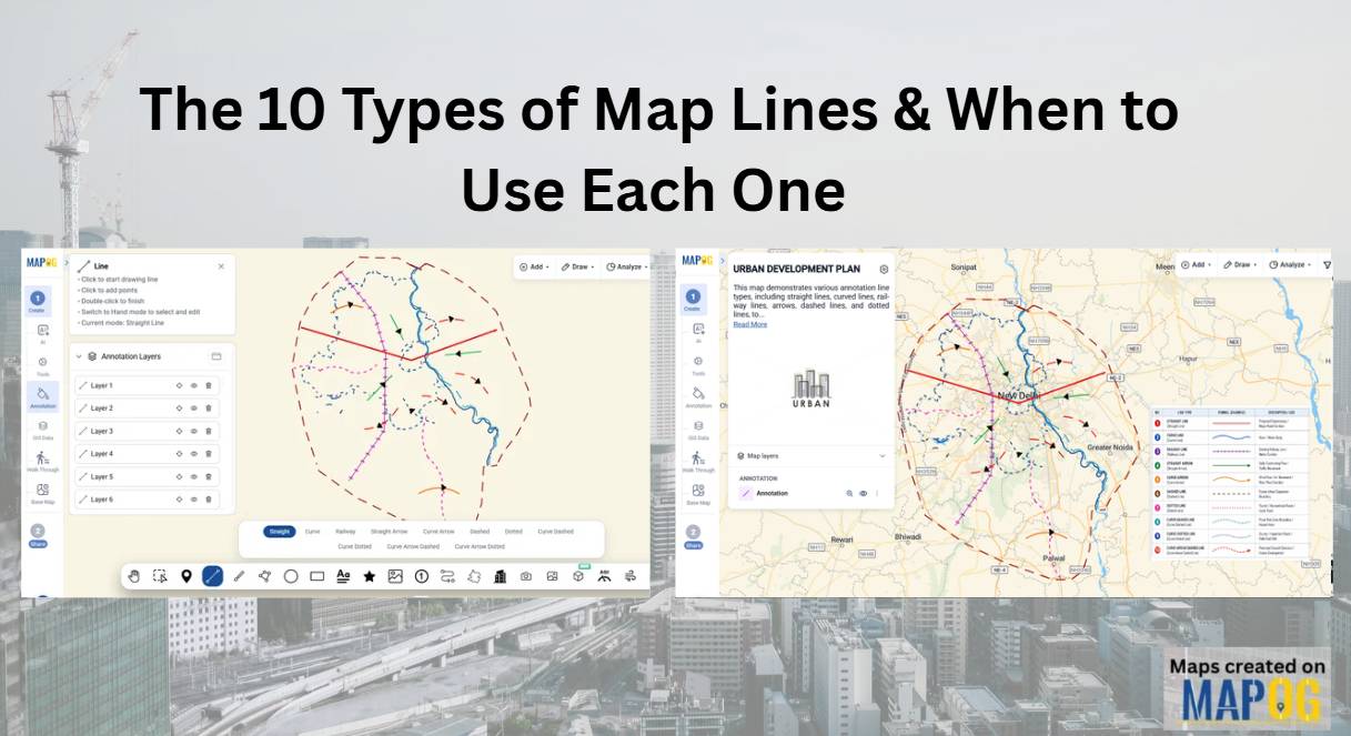 types of map lines