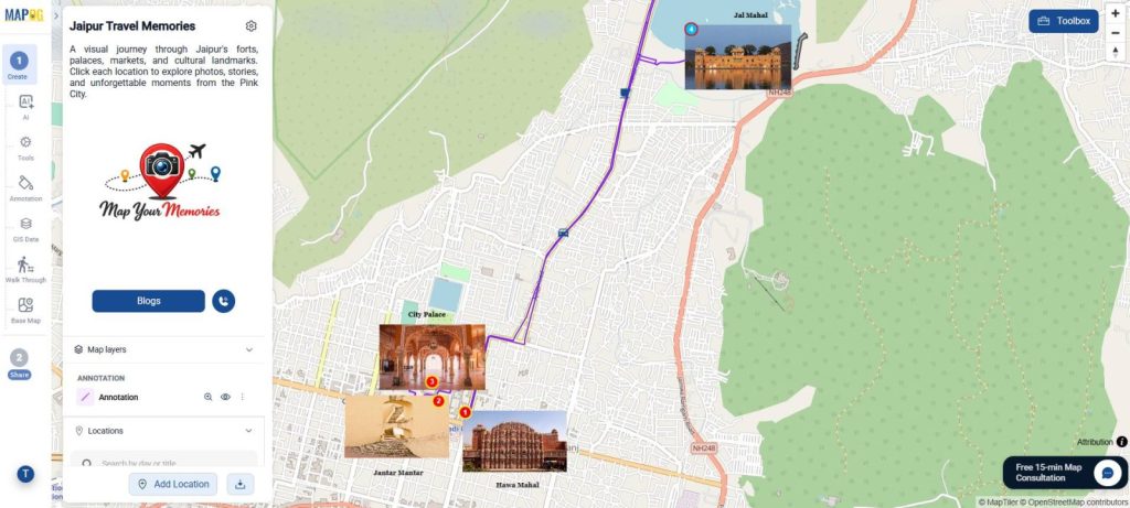 Final Travel photo Map look