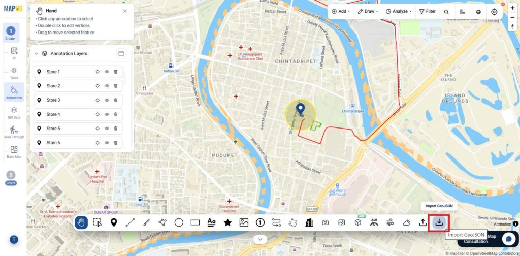 GeoJSON Export: MAPOG Annotation Tool