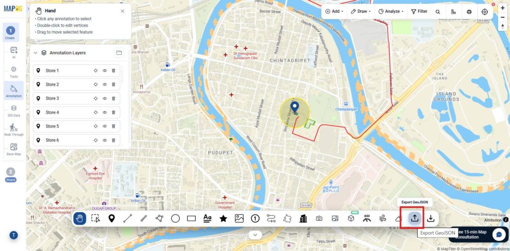 GeoJSON Import: MAPOG Annotation Tool