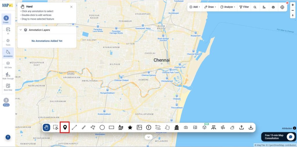 Point Tool for MAPOG Annotation Tool