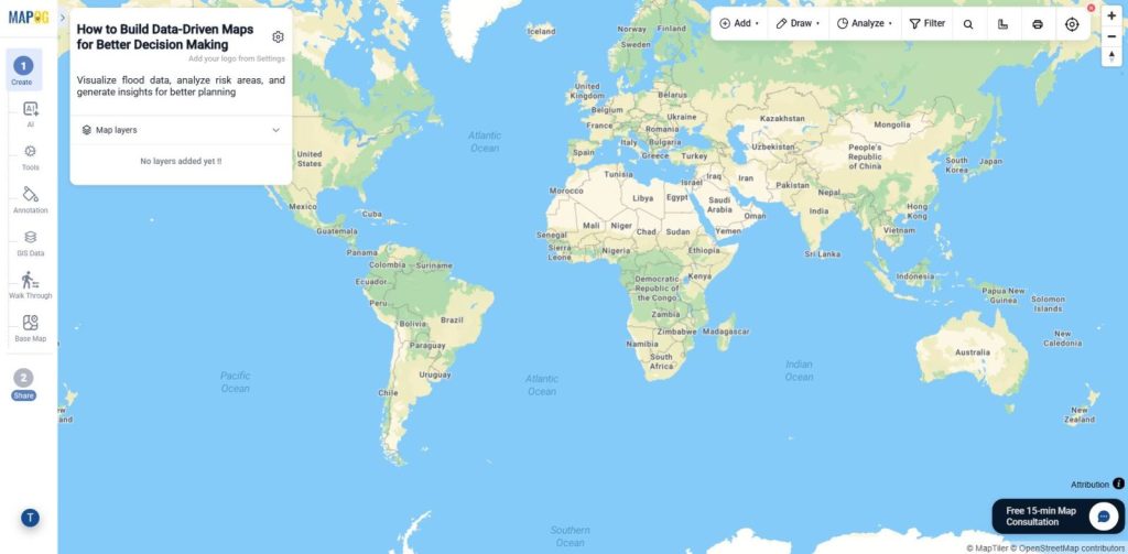 Blank Map lets you visualize flood databy Data-Driven Maps