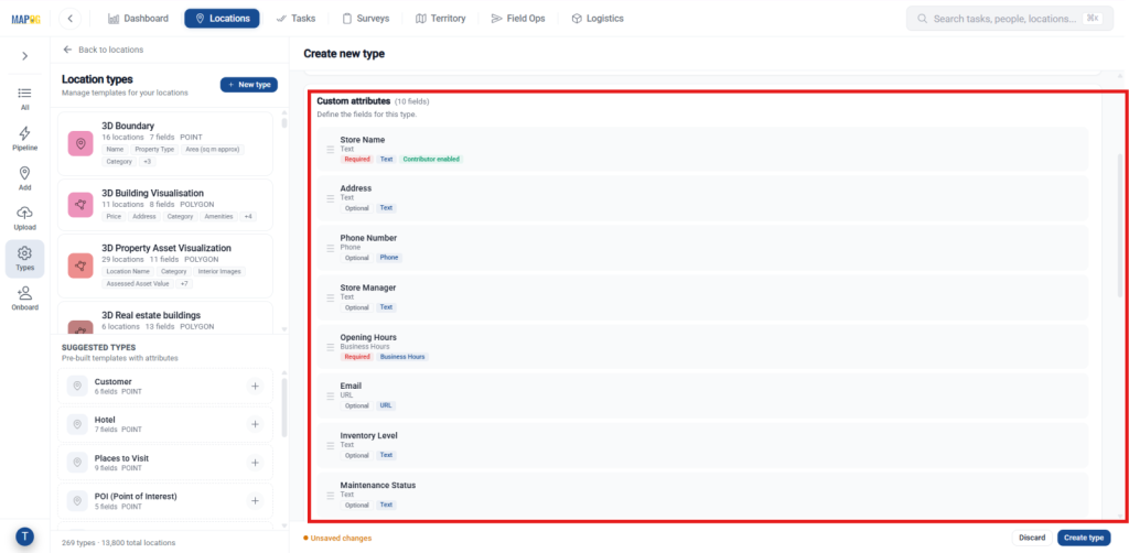 Add fields for Task Completion Forms
