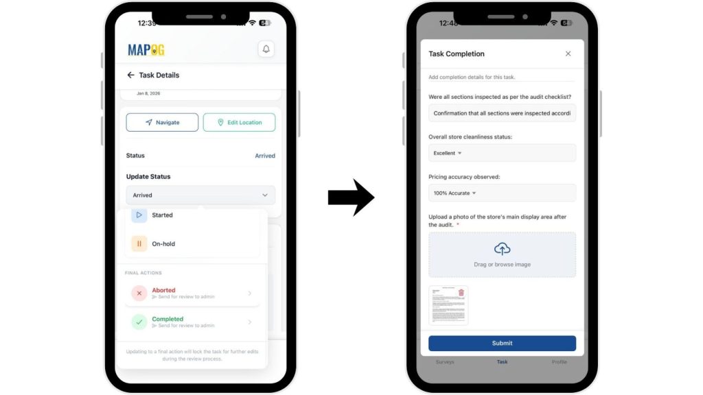  Task Completion Form