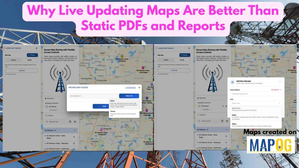 Why Live Updating Maps Are Better Than Static PDFs and Reports