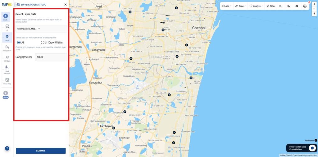 Choose the Existing Store Locations