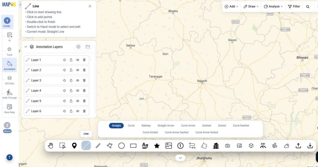 go to the annotation tool
