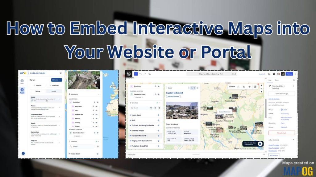 How to Embed Interactive Maps Into Your Website or Portal