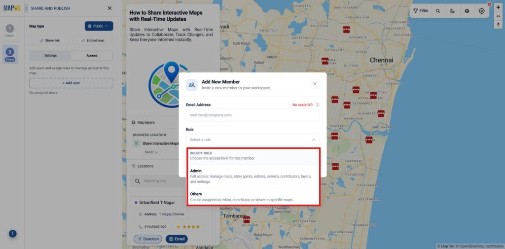 There are two role options for Real-Time Updates