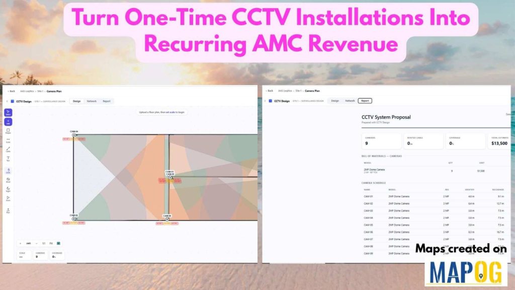 CCTV Camera Planning Software – Design Layouts and Generate Quotes Automatically
